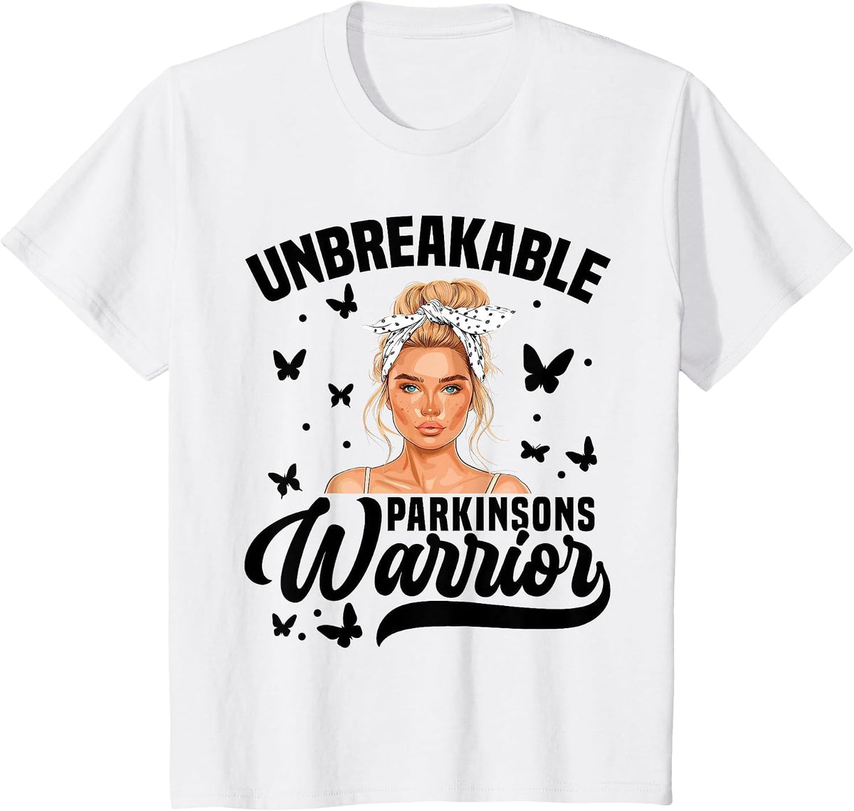 Parkinsons Awareness Unbreakable Women Parkinsons T-Shirt - White