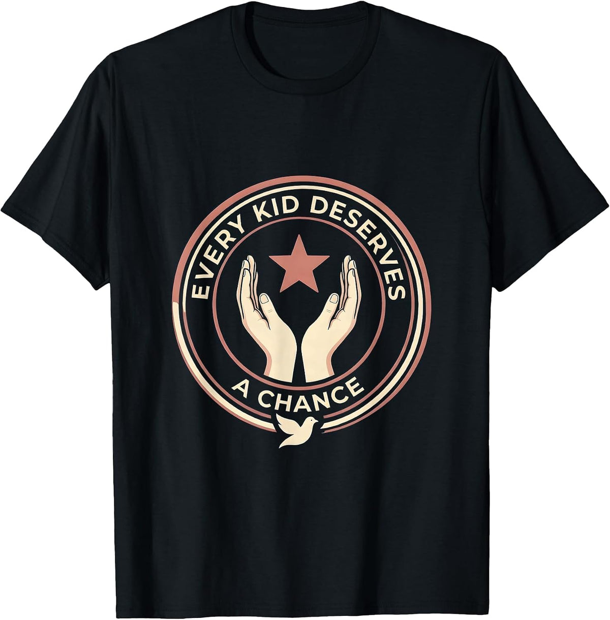 Men's Every Kid Deserves A Chance Sped Teacher Design T-Shirt - Black