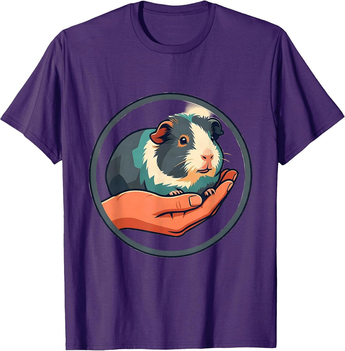 Men's Guinea Pig Lover Cute Pet Owner Humor T-Shirt - Purple