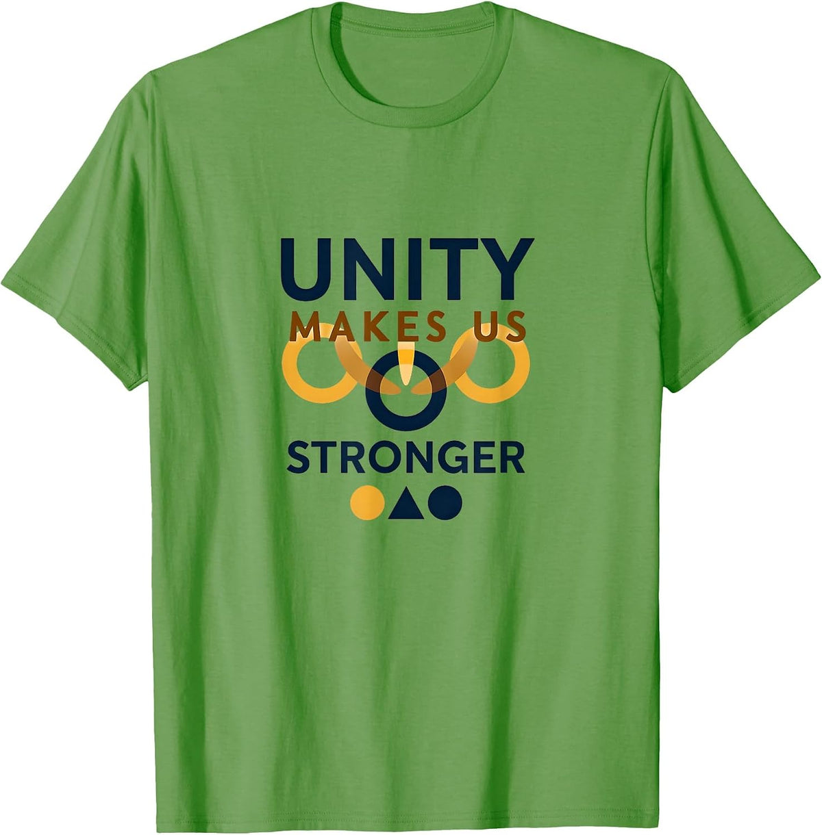 Unity Makes Us Stronger Inauguration Design T-Shirt - Grass Green