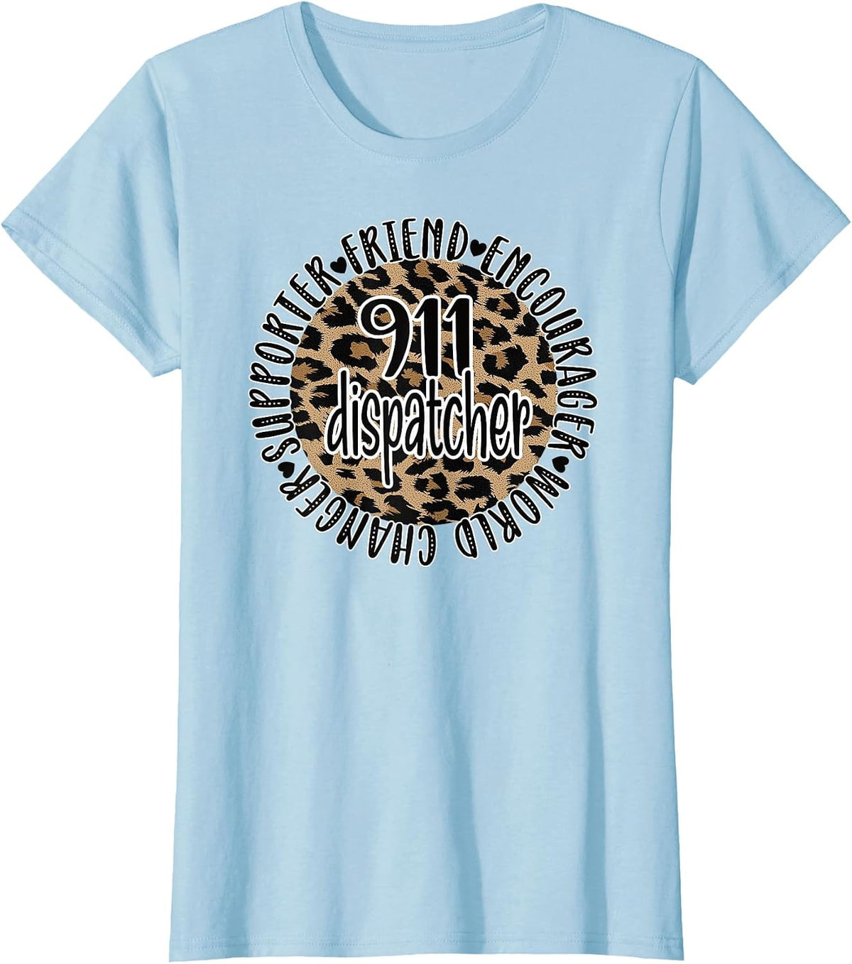 911 Dispatcher Appreciation Emergency Dispatcher T-Shirt - Baby Blue