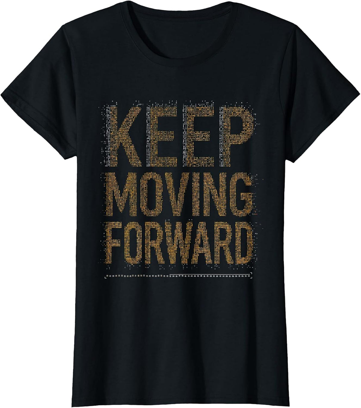 Keep Moving Forward Physical Therapy Design T-Shirt - Black
