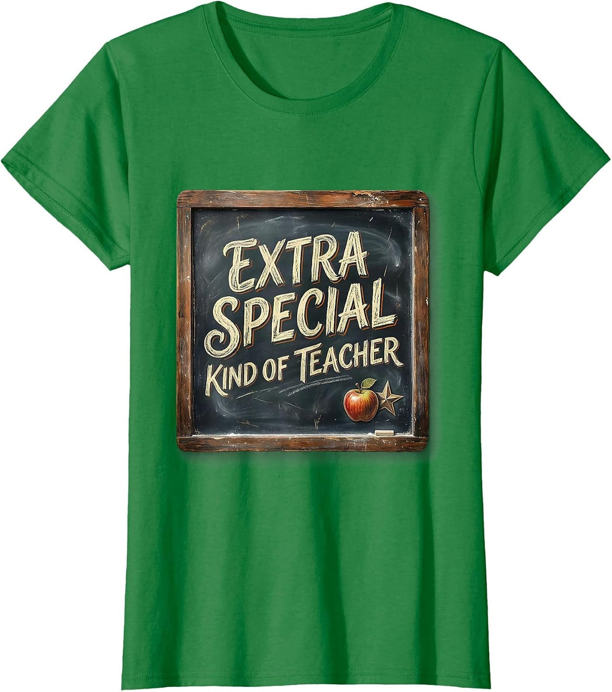 Extra Special Kind of Teacher Special Education Design T-Shirt - Kelly Green