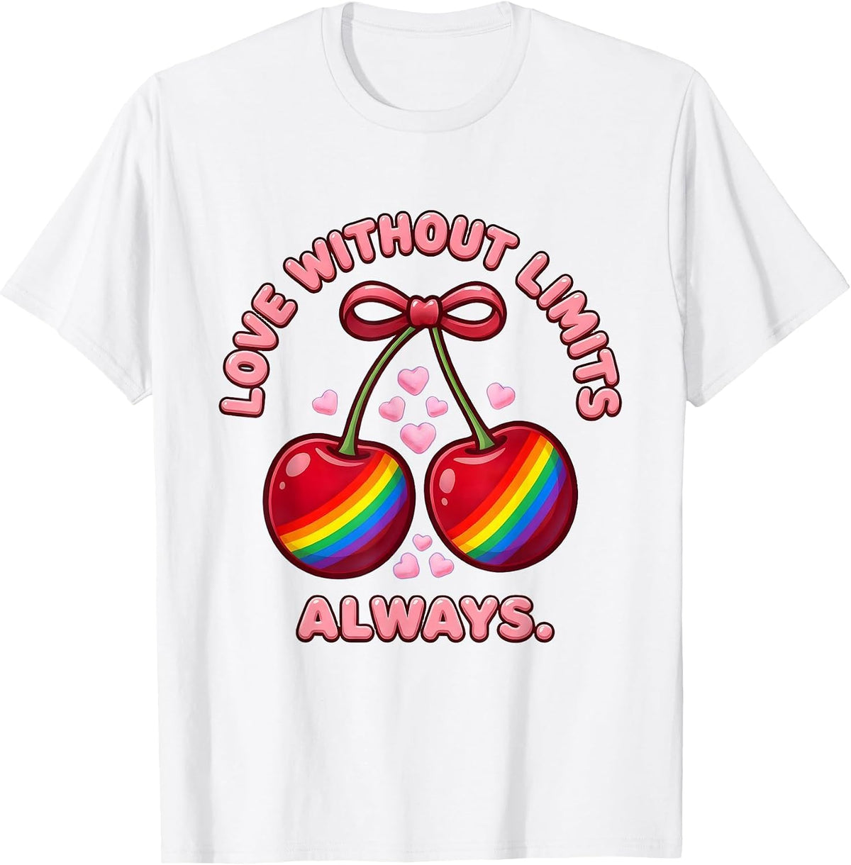 Love Without Limits Always Autism Awareness Design T-Shirt - White