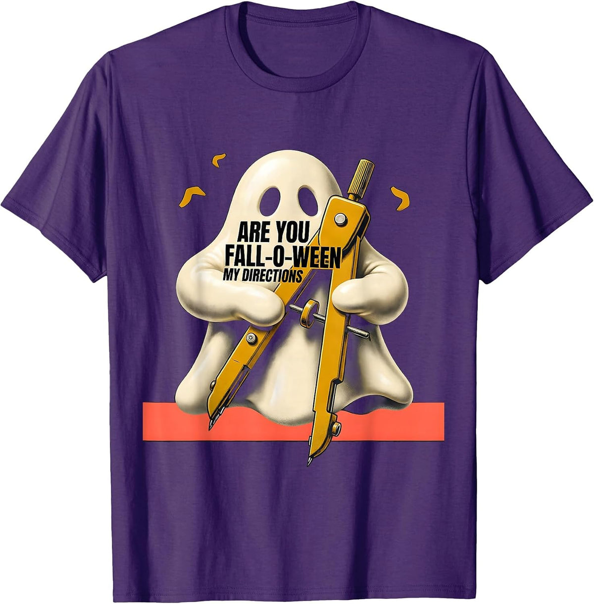 Men's Are You Fall-O-Ween My Directions Midcentury Modern T-Shirt - Purple