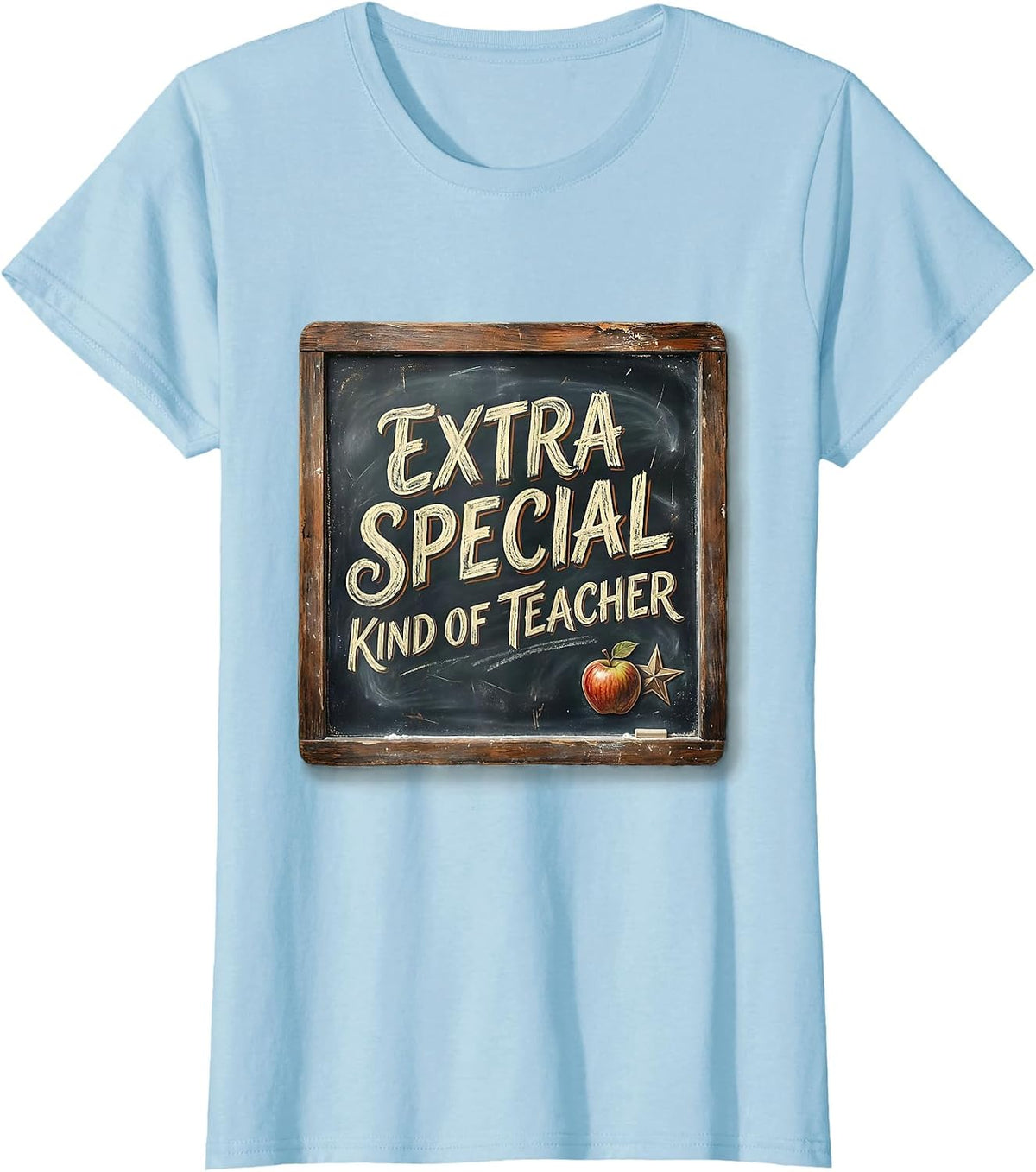 Extra Special Kind of Teacher Special Education Design T-Shirt - Baby Blue