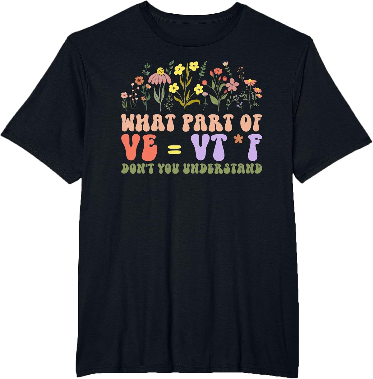 Respiratory Therapist Respiratory Therapy RT Groovy T-Shirt - Black