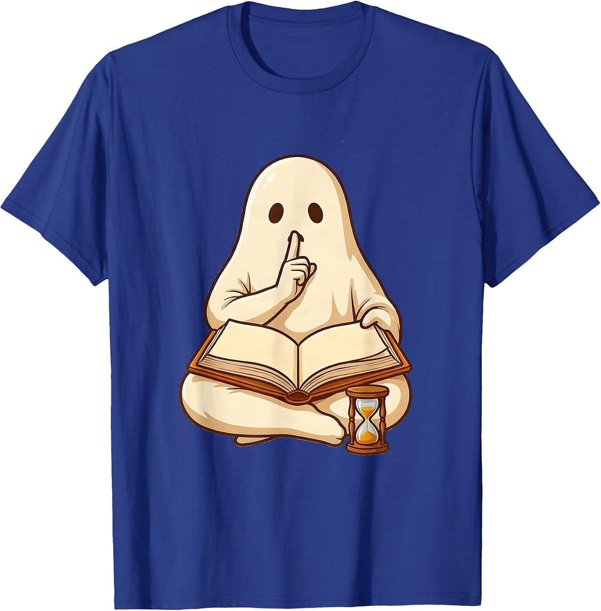 Rounded Ghost Para Normal Activities SPED Teacher Halloween T-Shirt - Royal Blue