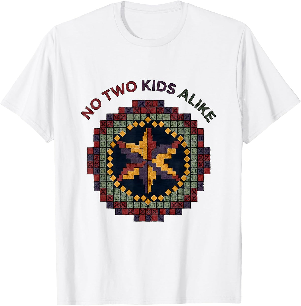 Men's No Two Kids Alike Special Education Teacher Design T-Shirt - White