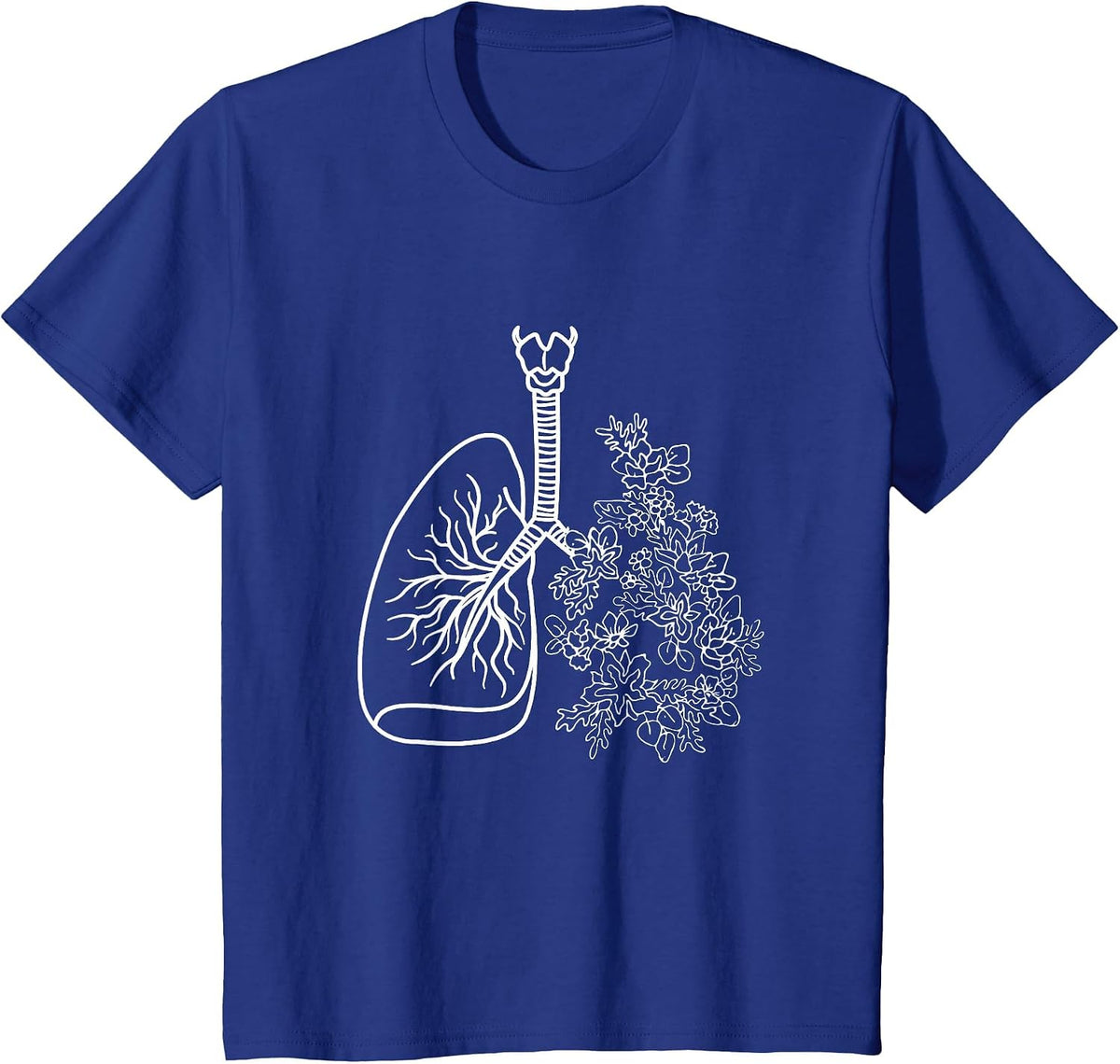 Lungs Respiratory Therapist Lung Doctor Pulmonary T-Shirt - Royal Blue