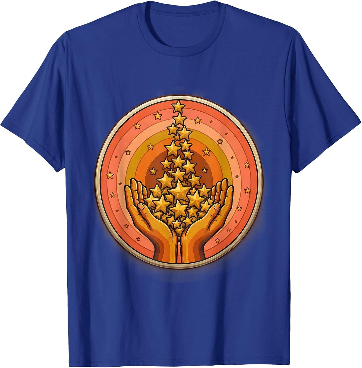 Special Education Teacher Catching Stars Gift T-Shirt - Royal Blue