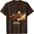 Men's Moving Mountains Since Birth Labor Day Bulldozer T-Shirt - Brown