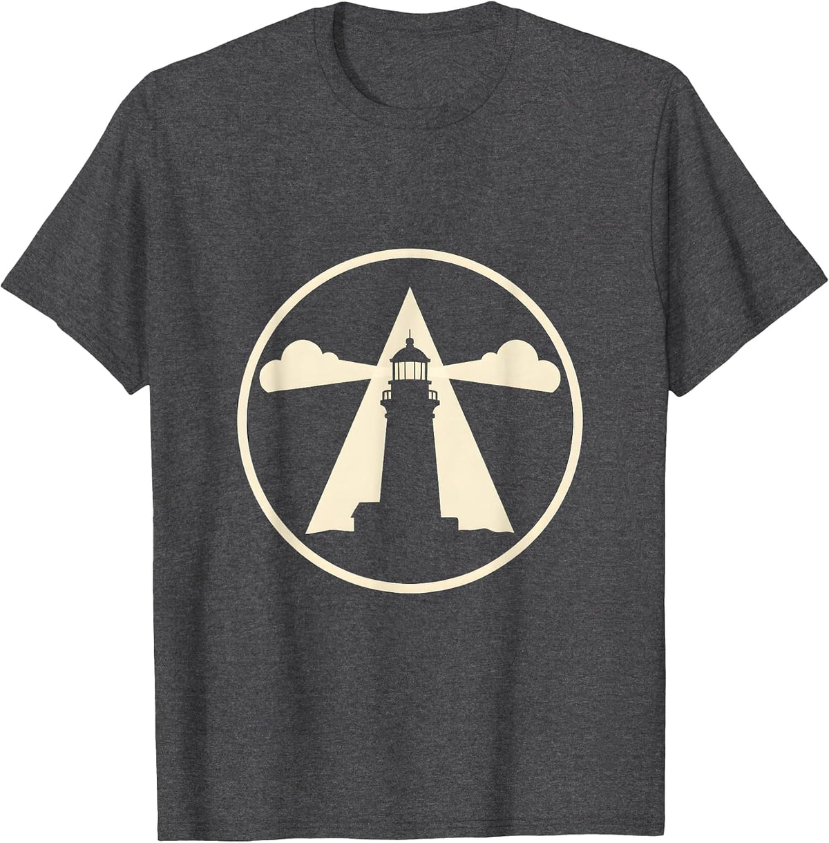 Special Education Teacher Lighthouse Storm Graphic T-Shirt - Dark Heather Grey