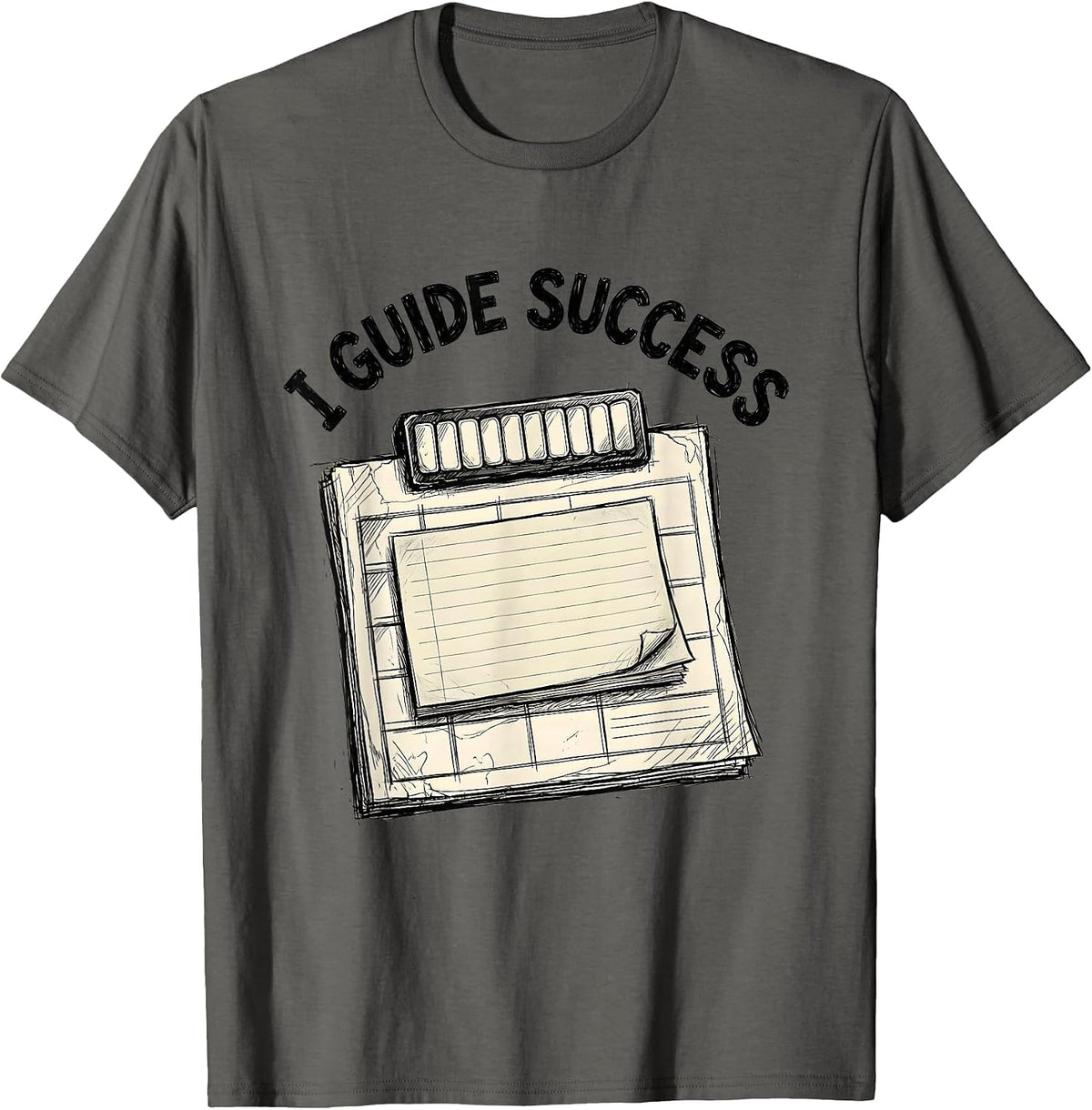 I Guide Success Special Education Teacher Appreciation SPED T-Shirt - Asphalt Grey