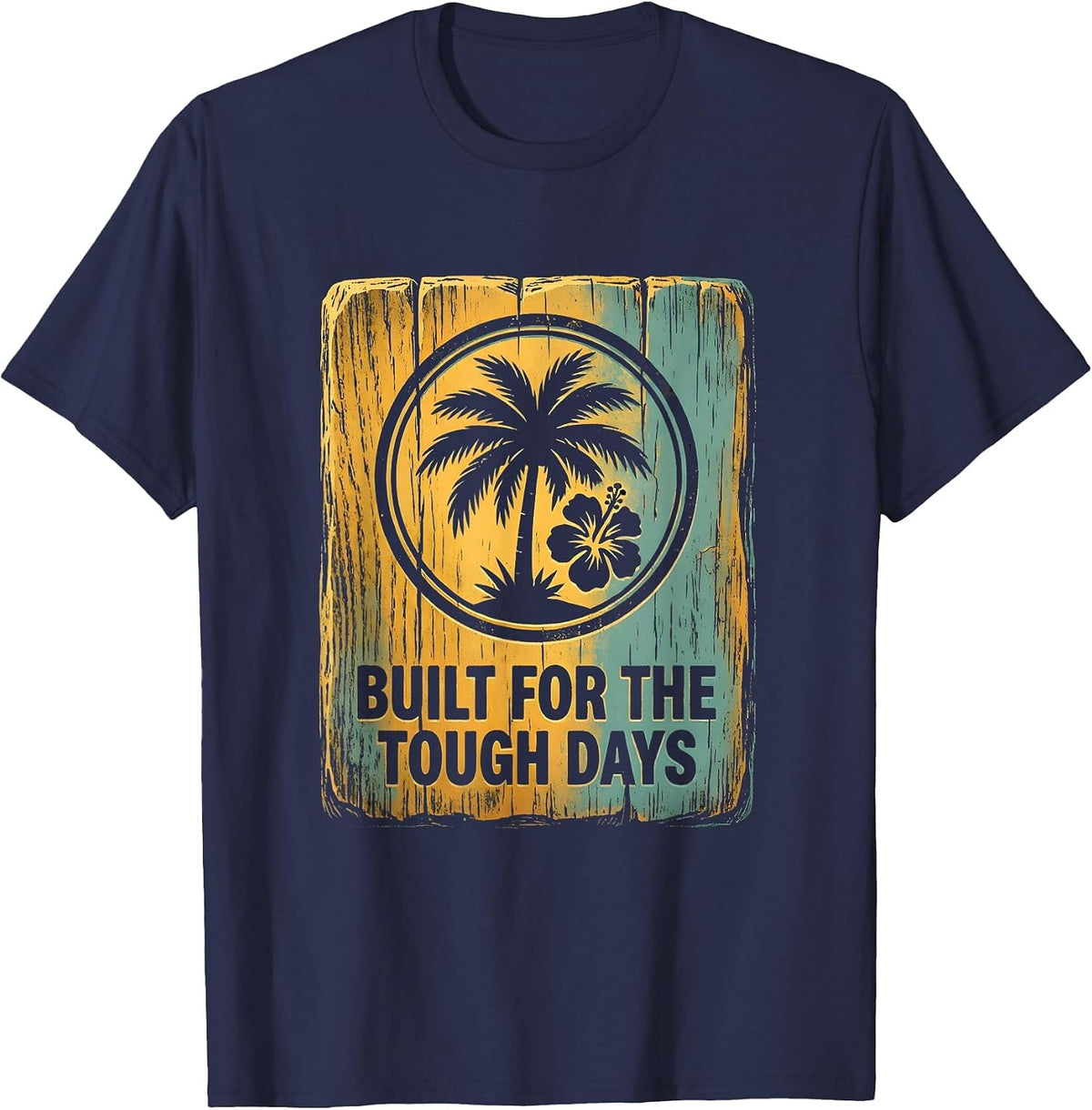 Built for the Tough Days Special Education Teacher T-Shirt - Navy Blue
