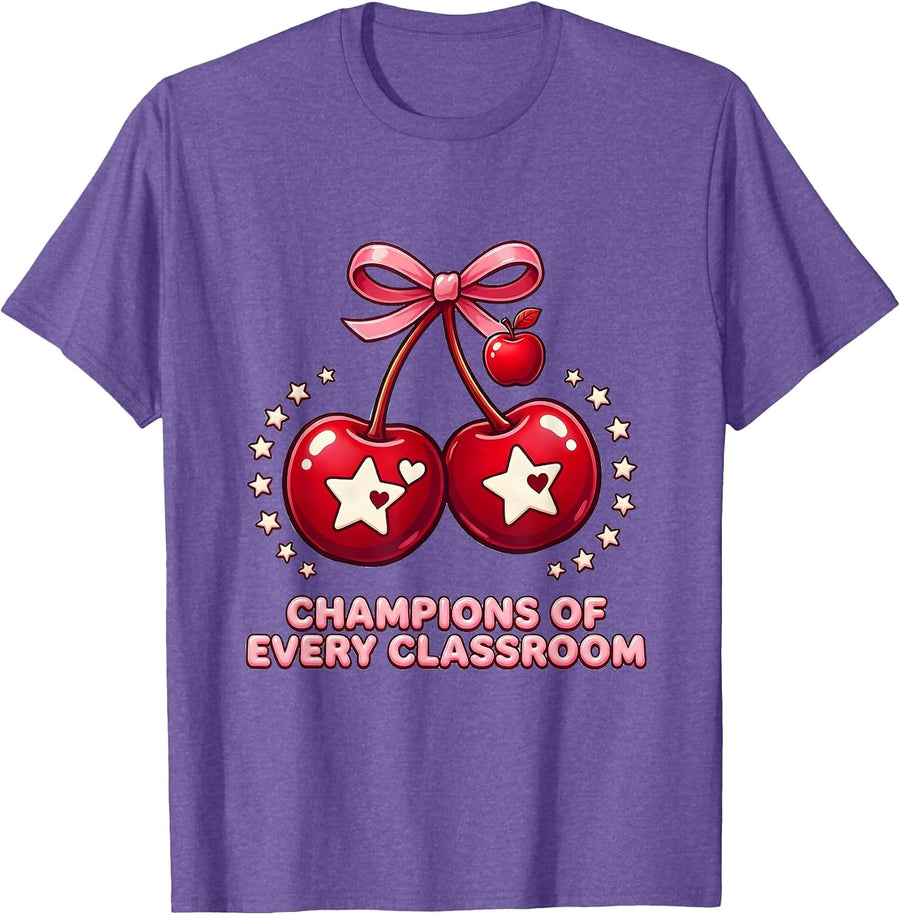 Men's Champions of Every Classroom Special Education Tee T-Shirt - Purple Heather