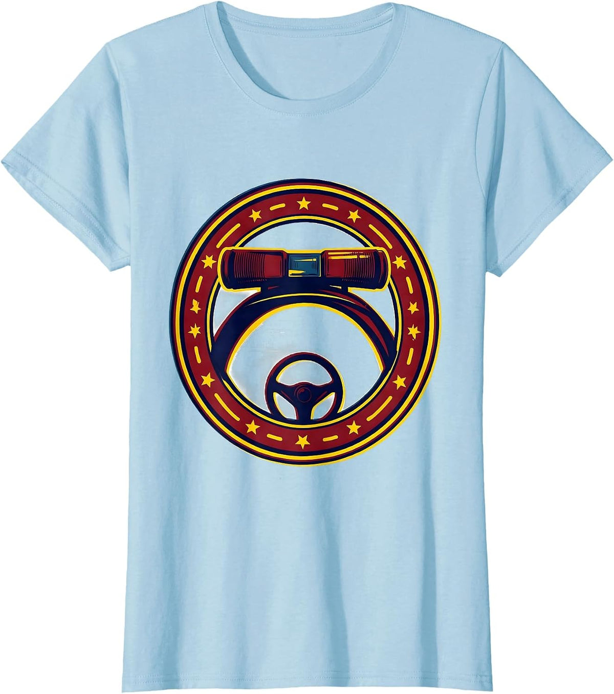 Sealed Duty Badge Funny EMT Paramedic Workplace Humor T-Shirt - Baby Blue