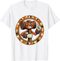 Men's Blue Collar Strength Hammering Nail Graphic Tee T-Shirt - White
