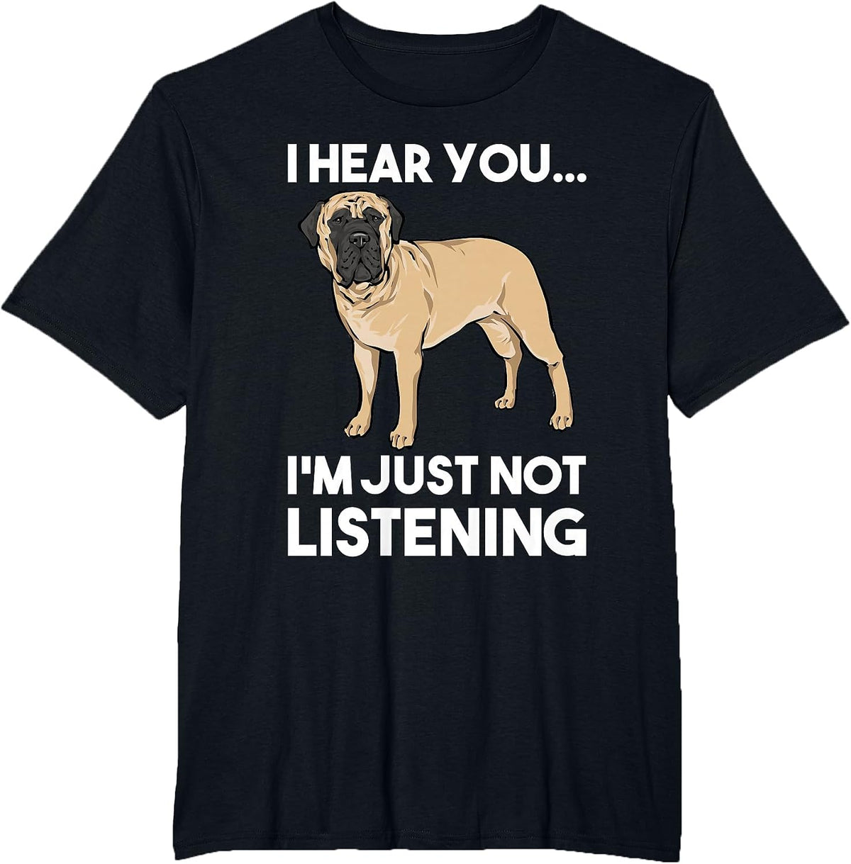 Mastiff Dog English Mastiff T-Shirt - Black