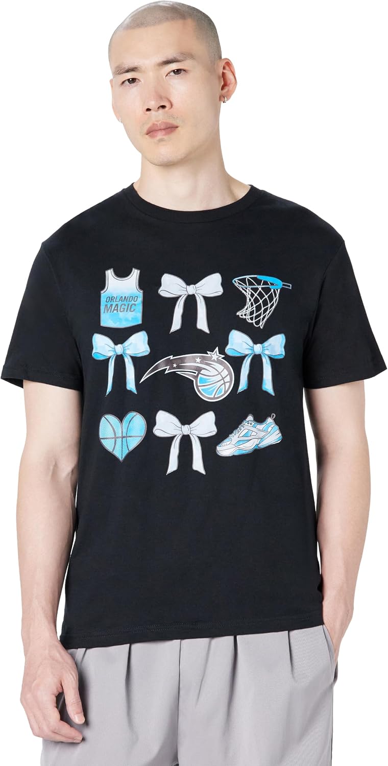 NBA Orlando Magic Bow Grid T-Shirt - Royal Blue