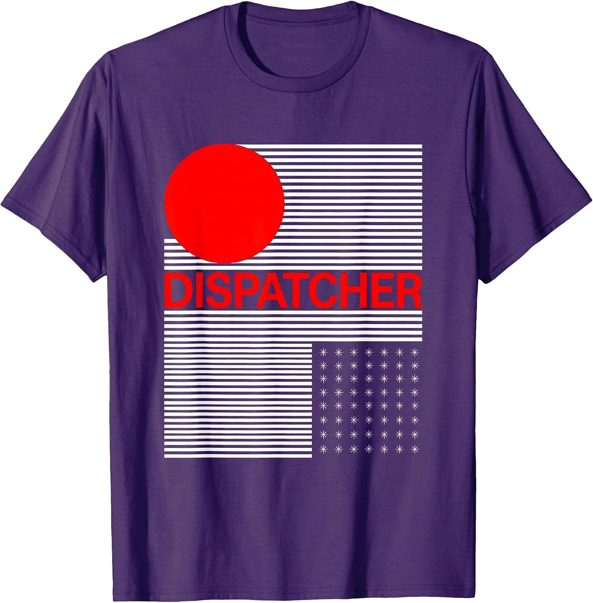 Dispatcher Occupational Pride Dark Humor Gift T-Shirt - Purple