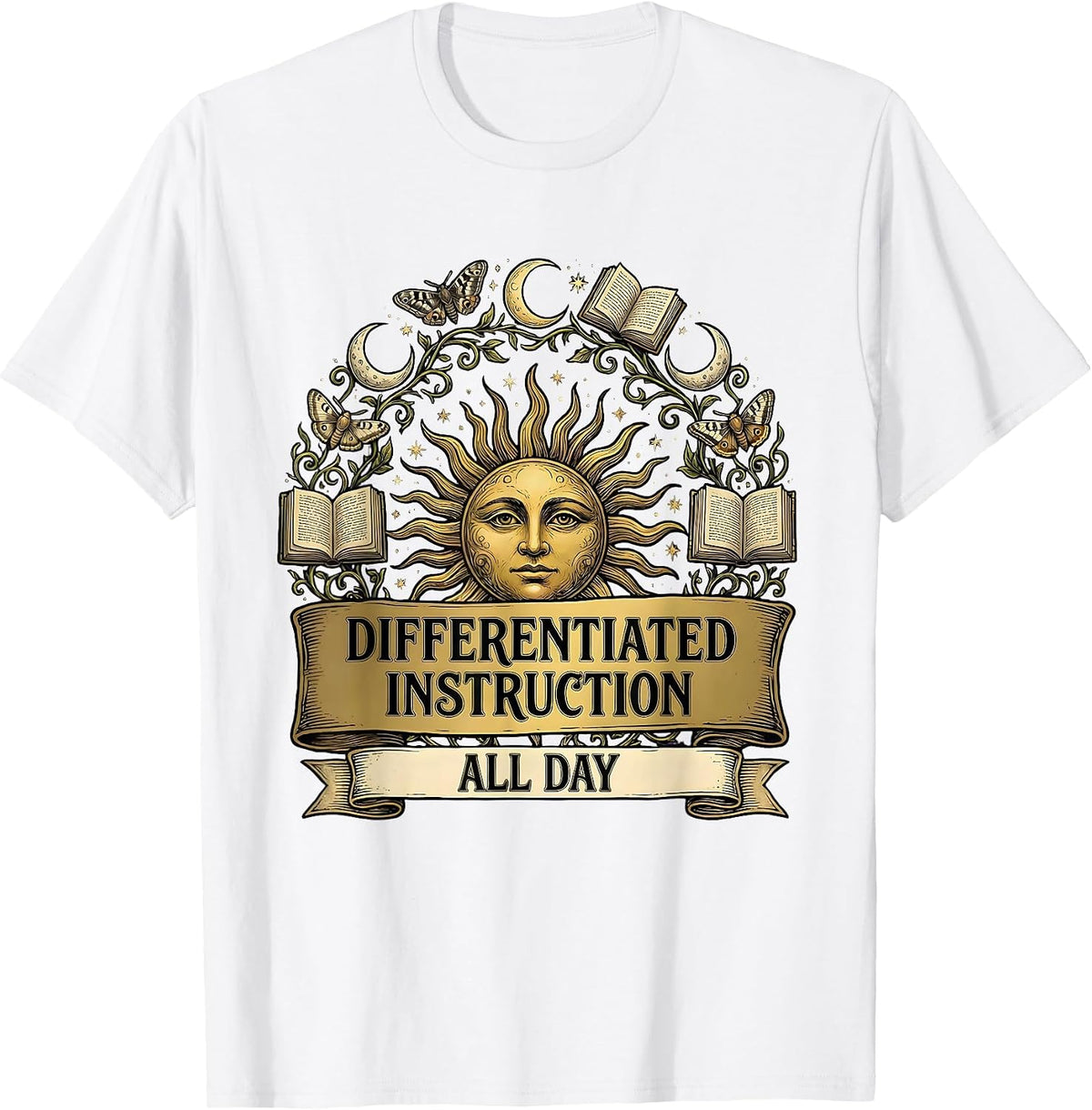 Men's Differentiated Instruction All Day Special Ed Teacher T-Shirt - White