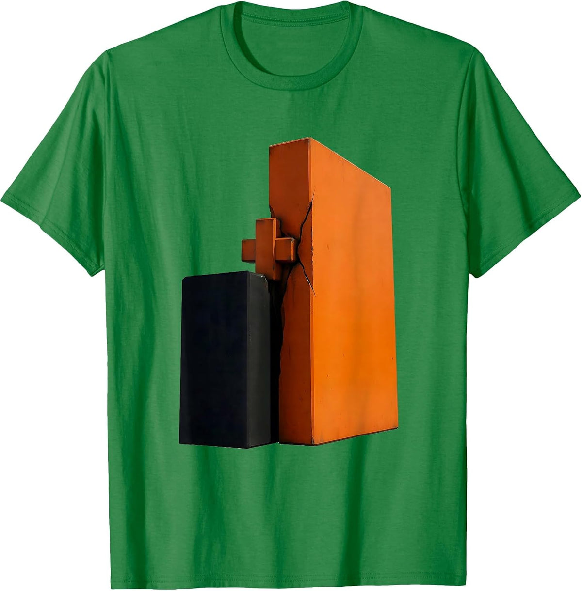 Men's Brutalist Nurse Crew New Year Unit Party Matching T-Shirt - Kelly Green