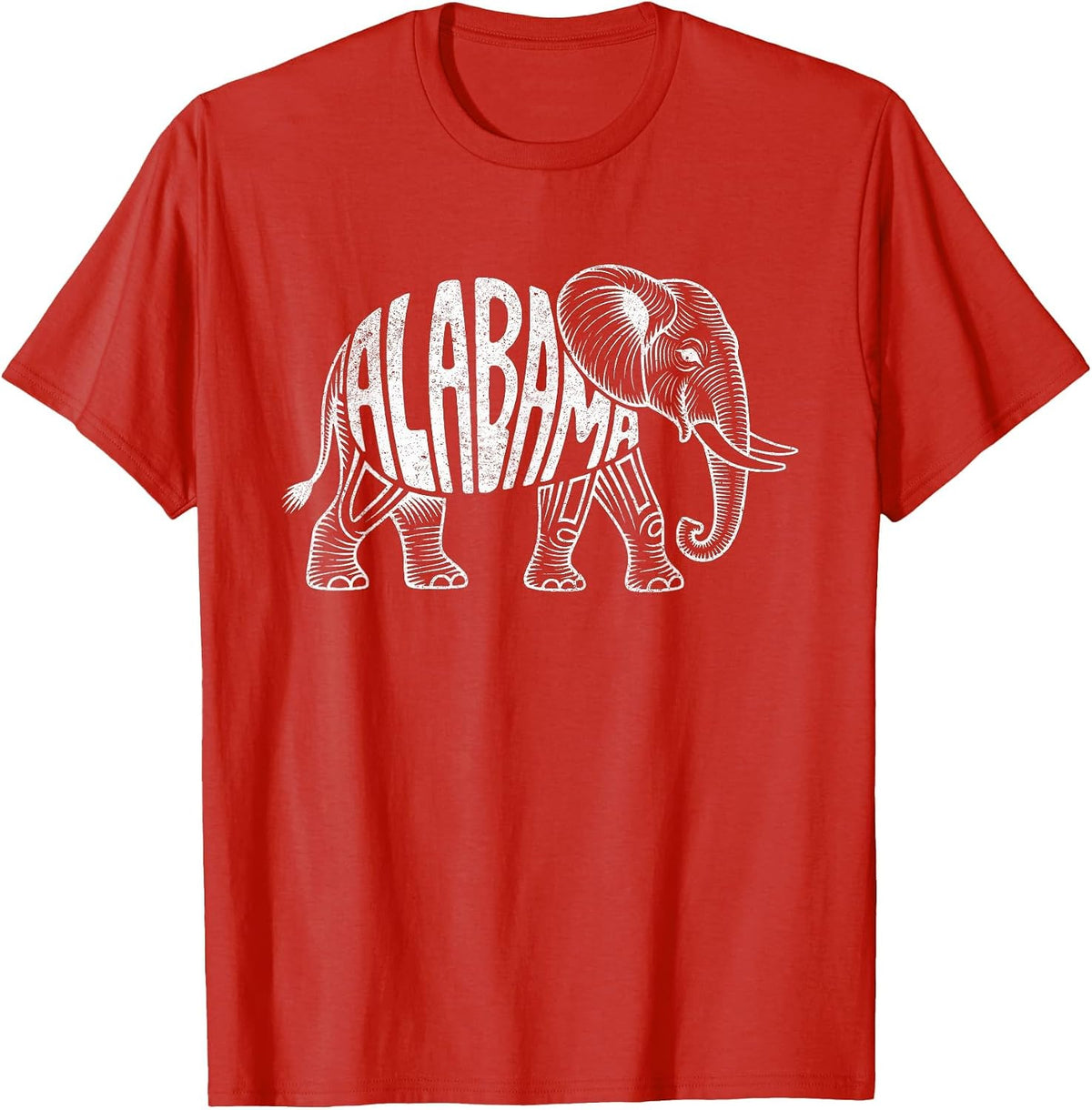 Alabama Retro Vintage T Shirts for Men and Women Classic Tees - Red