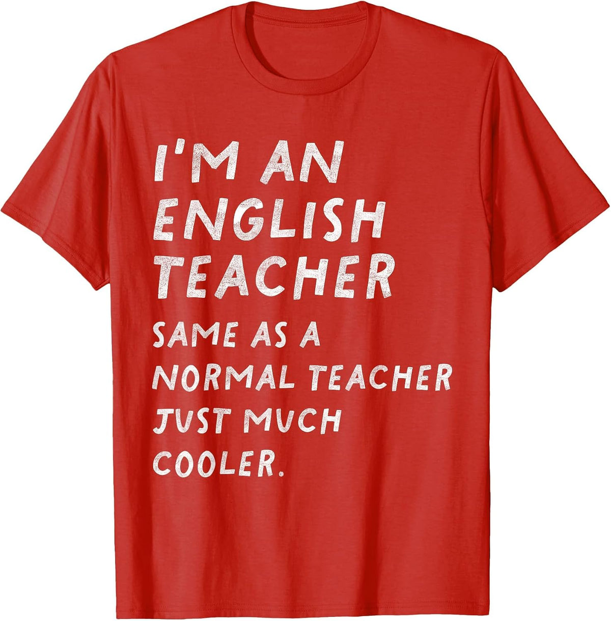 English Teacher Definition Funny T-Shirt - Red
