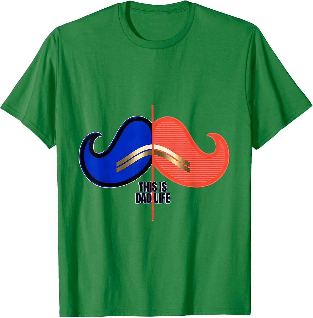 Men's This Is Dad Life Graphic Design T-Shirt - Kelly Green