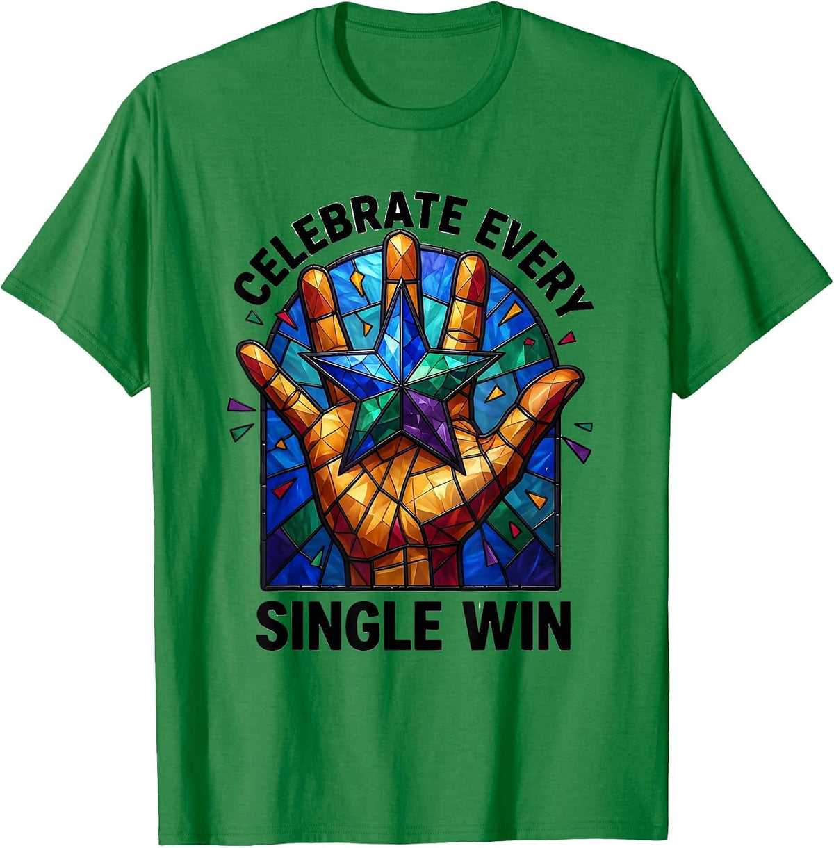 Men's Celebrate Every Single Win Special Education Teacher T-Shirt - Kelly Green