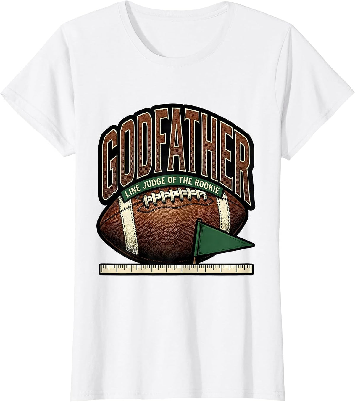 Godfather — Line Judge Of The Rookie First Birthday Boy T-Shirt - White