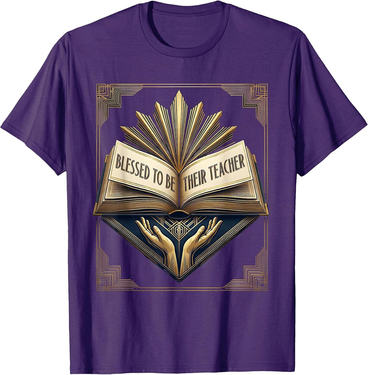 Blessed To Be Their Teacher Special Education Design T-Shirt - Purple
