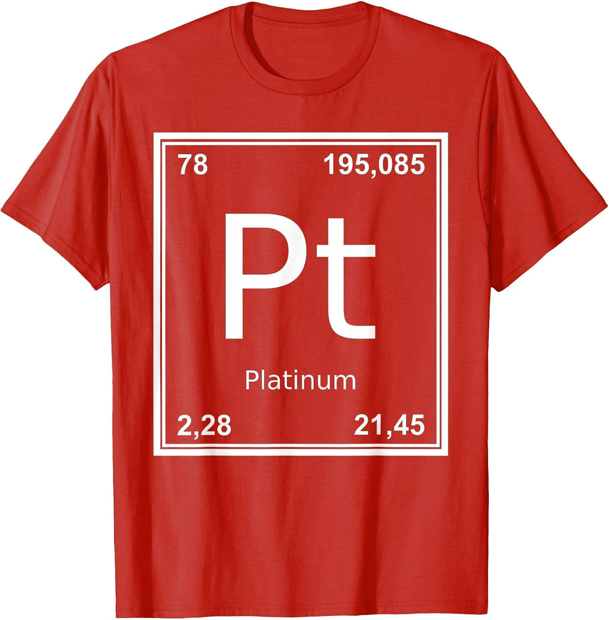 Platinum Symbol Costume T-Shirt - Red
