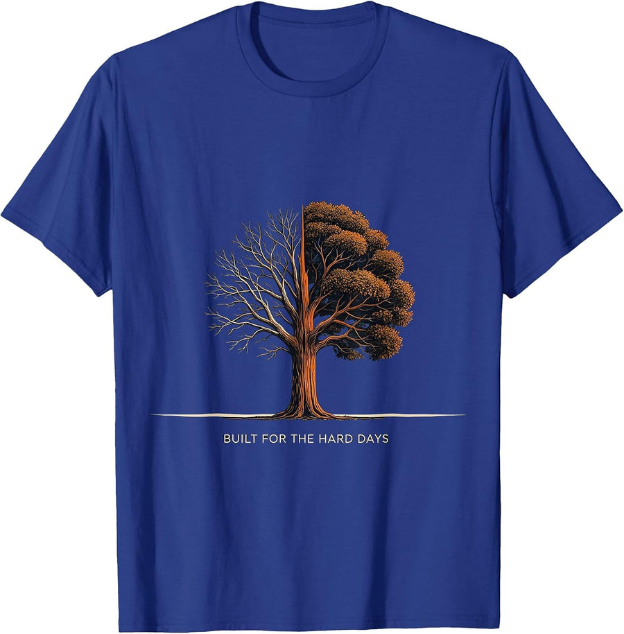 Built for the Hard Days Special Education Design T-Shirt - Royal Blue