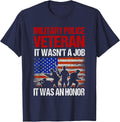 Military Police Veteran T-Shirt - Navy Blue