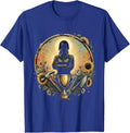 Labor Day Hardworking Hero Graphic Design T-Shirt - Royal Blue