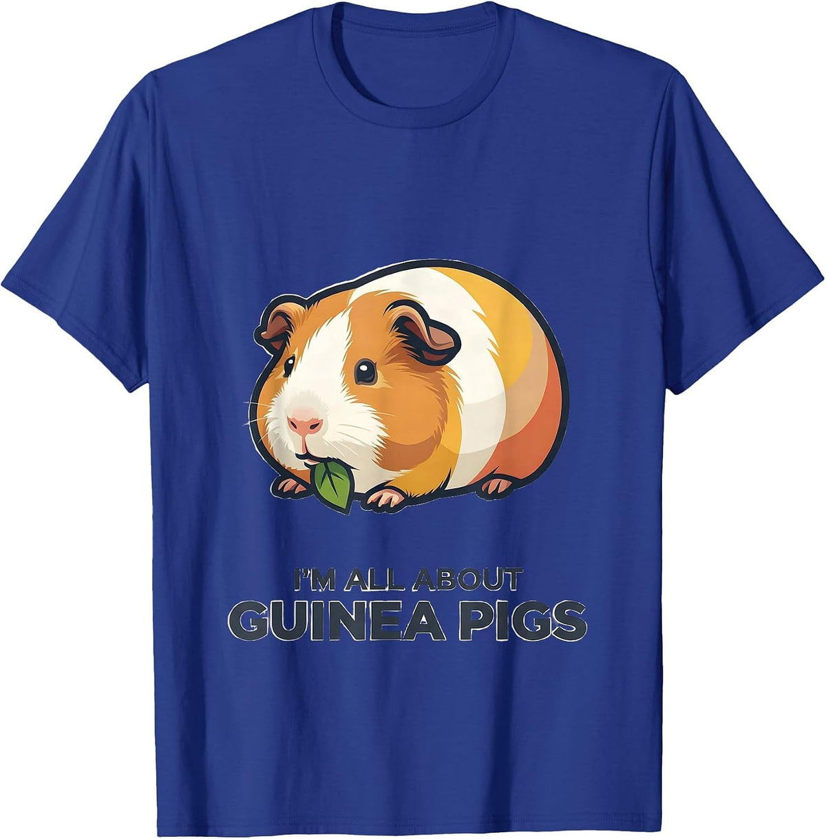 Men's I’m All About Guinea Pigs Funny Pig Lover Gift for Kids T-Shirt - Royal Blue