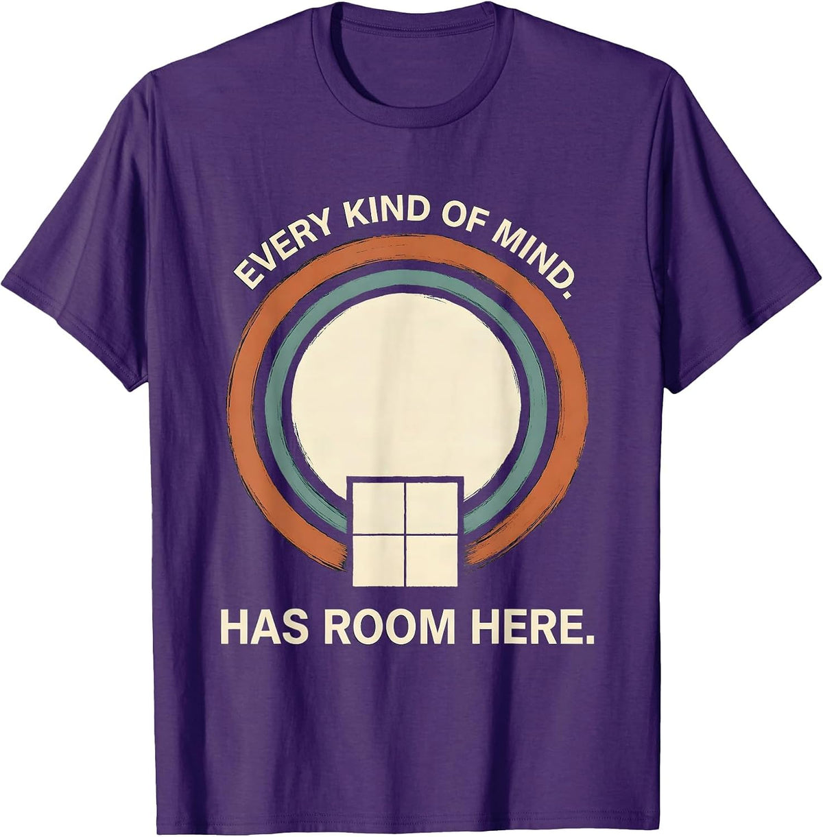 Every Kind Of Mind Has Room Here Inclusive Special Education T-Shirt - Purple