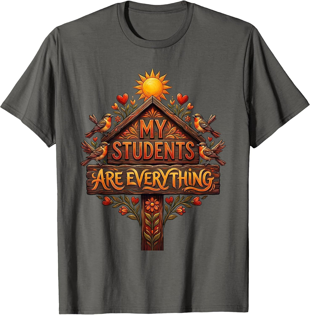 Men's My Students Are Everything Special Ed Teacher Design T-Shirt - Asphalt Grey