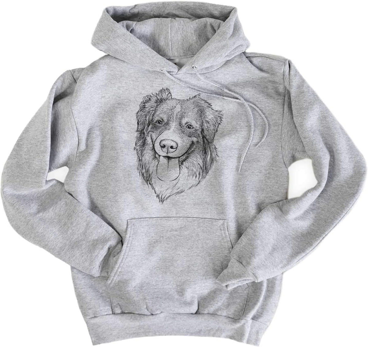 Bare Siena the Australian Shepherd Dog Triblend T-Shirt - Unisex Pullover Hoodie Sweatshirt