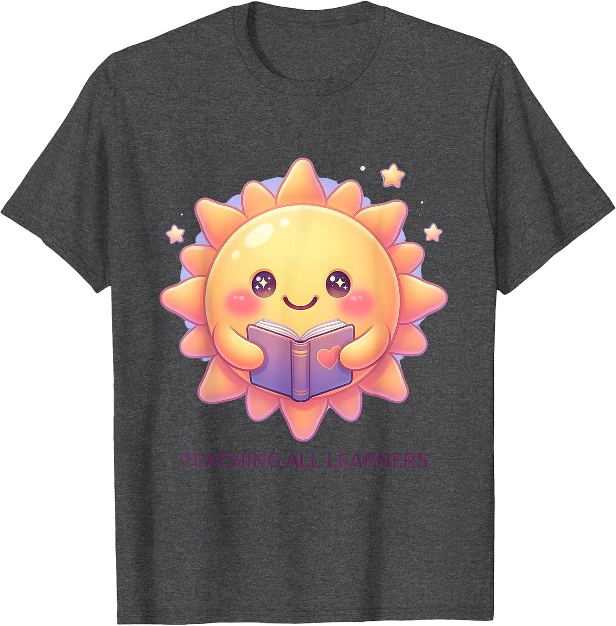 Teaching All Learners Special Education Teacher Design T-Shirt - Dark Heather Grey