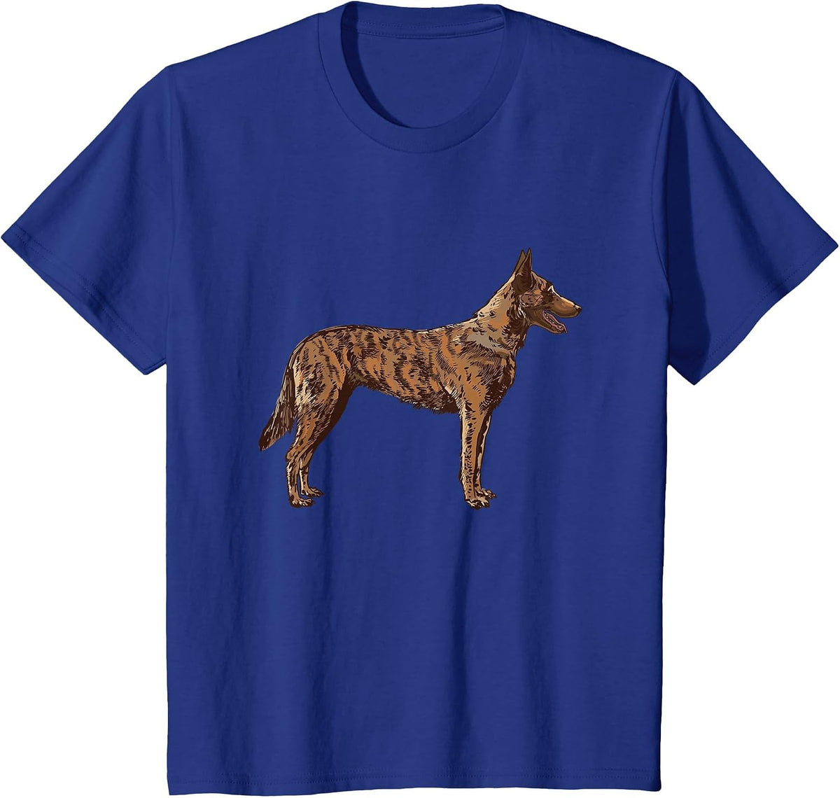 Hollandse Herder Dutch Shepherd T-Shirt - Royal Blue