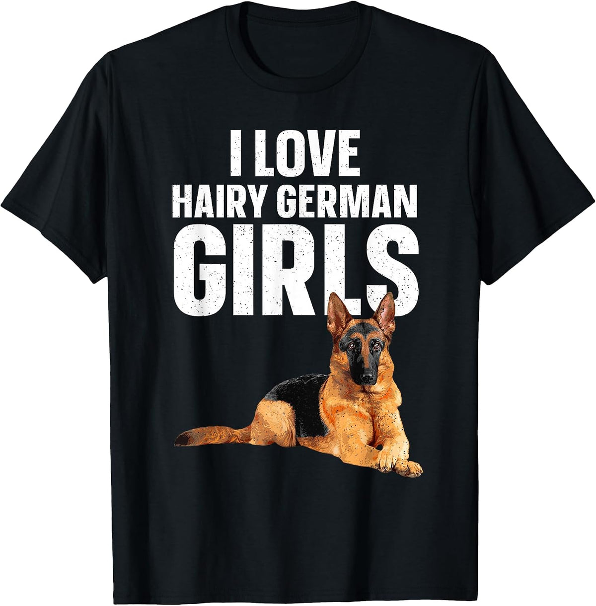Cool German Shepherd Art for Men Women German Shepherd Lover T-Shirt - Black
