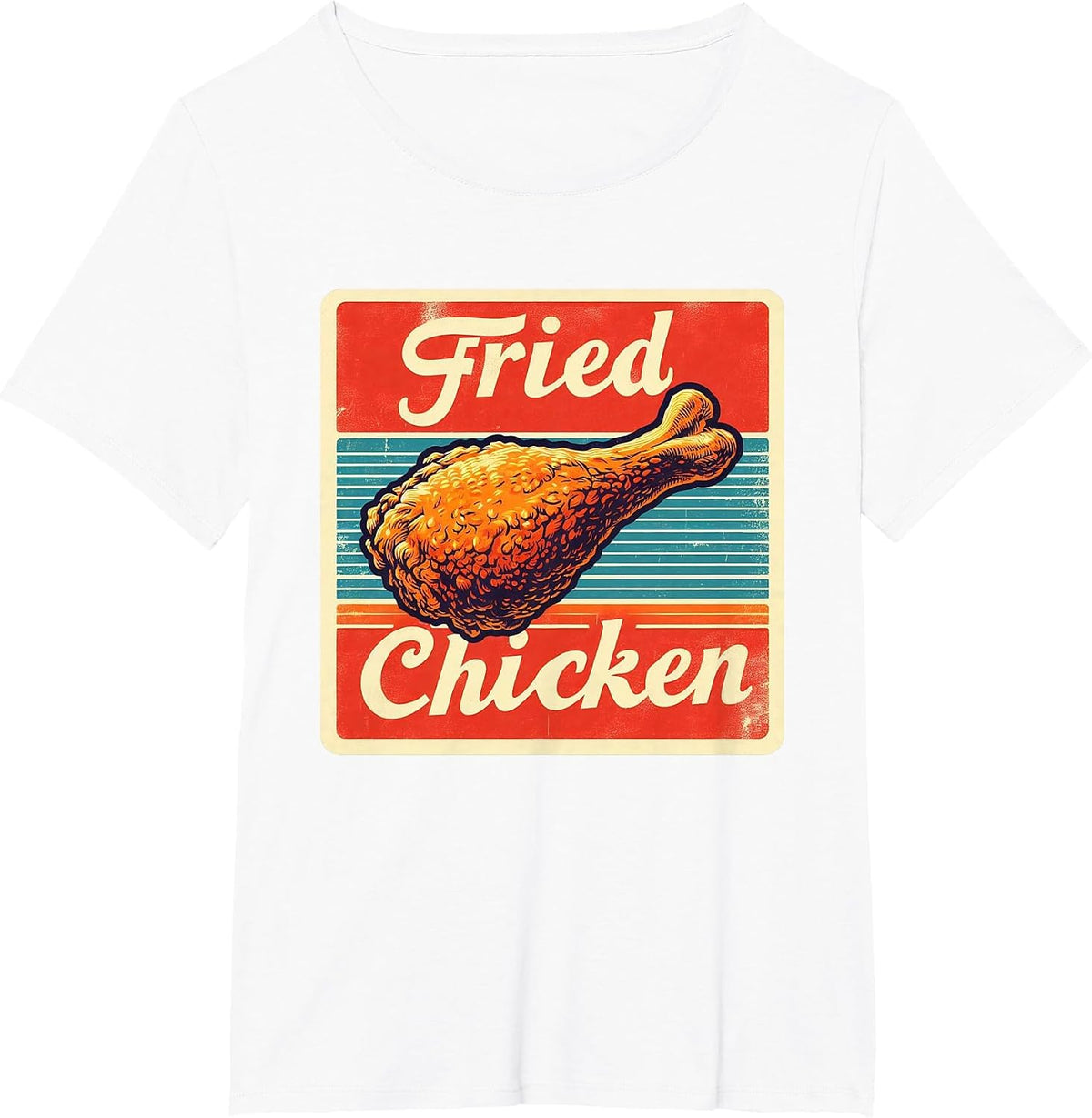 Vintage Fried Chicken T-Shirt - White