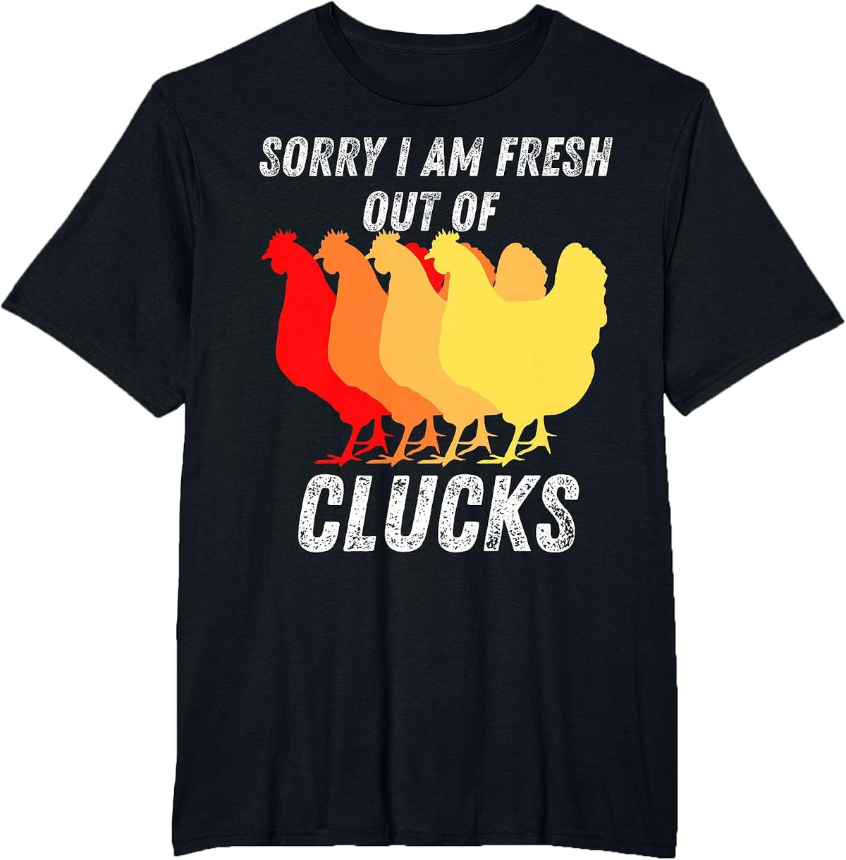 I Dont Give a Cluck Shirt for Chicken Lover Funny Chicken T-Shirt - Black