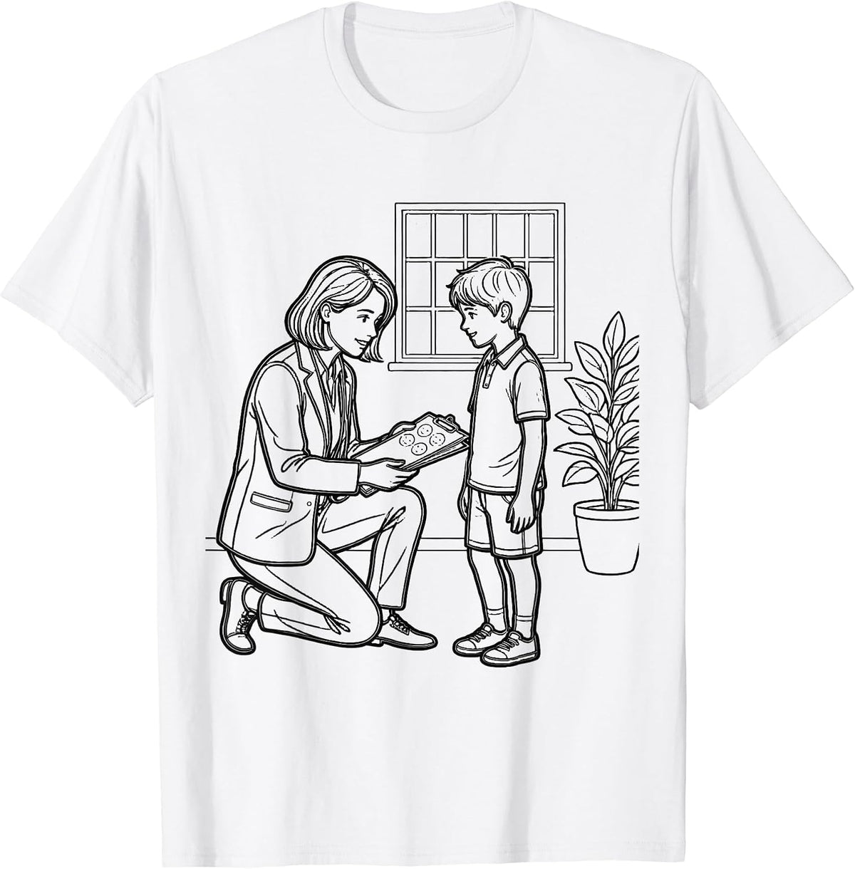 Men's School Counselor Support Appreciation Gifts T-Shirt - White