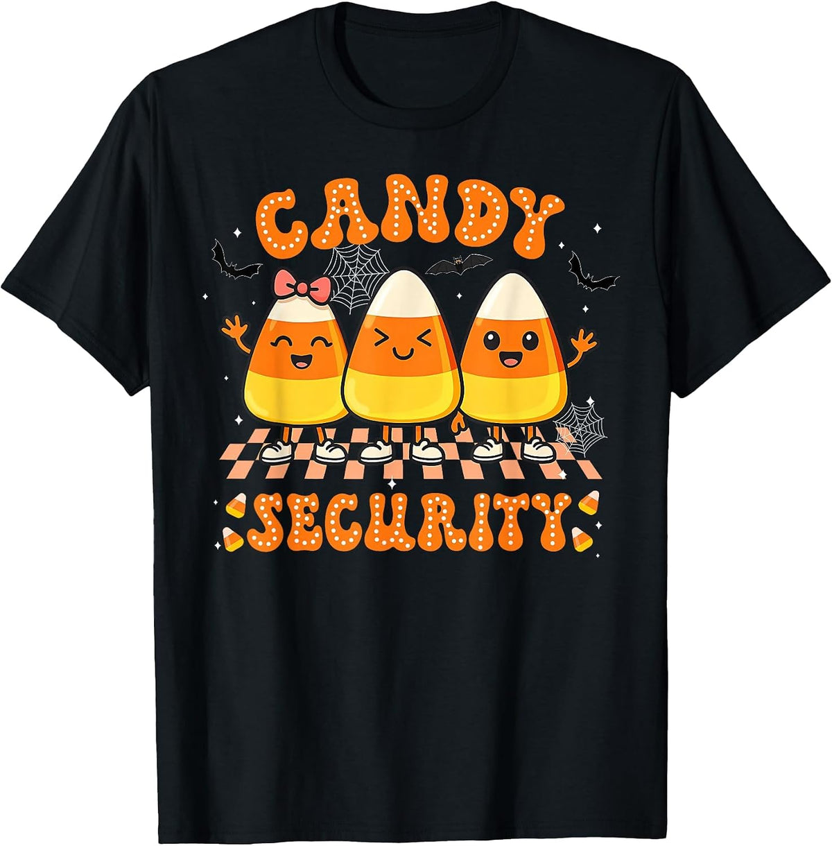Candy Security Funny Halloween Costume T-Shirt - Black