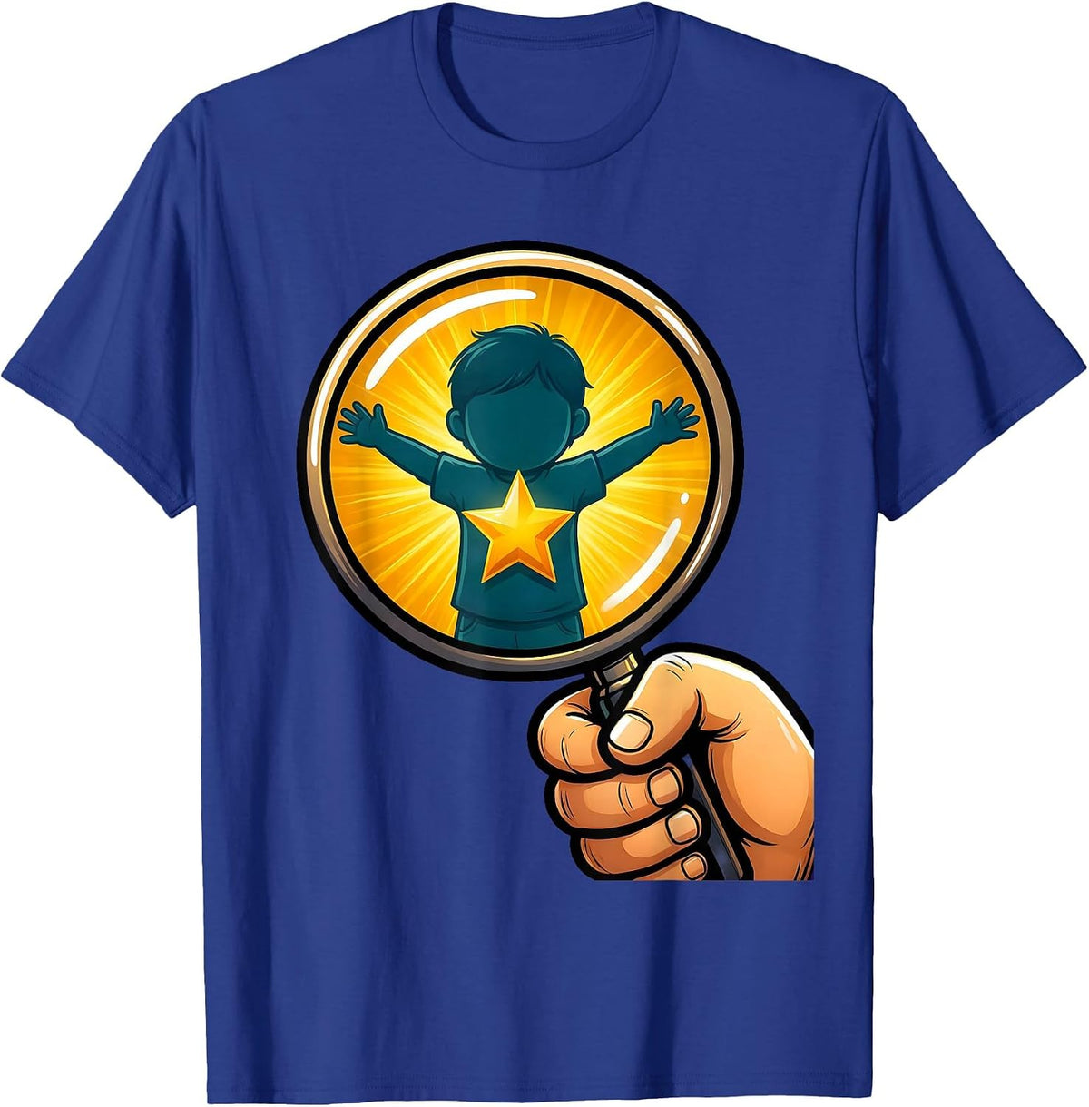 Special Education Teacher Glowing Star Child Gift T-Shirt - Royal Blue