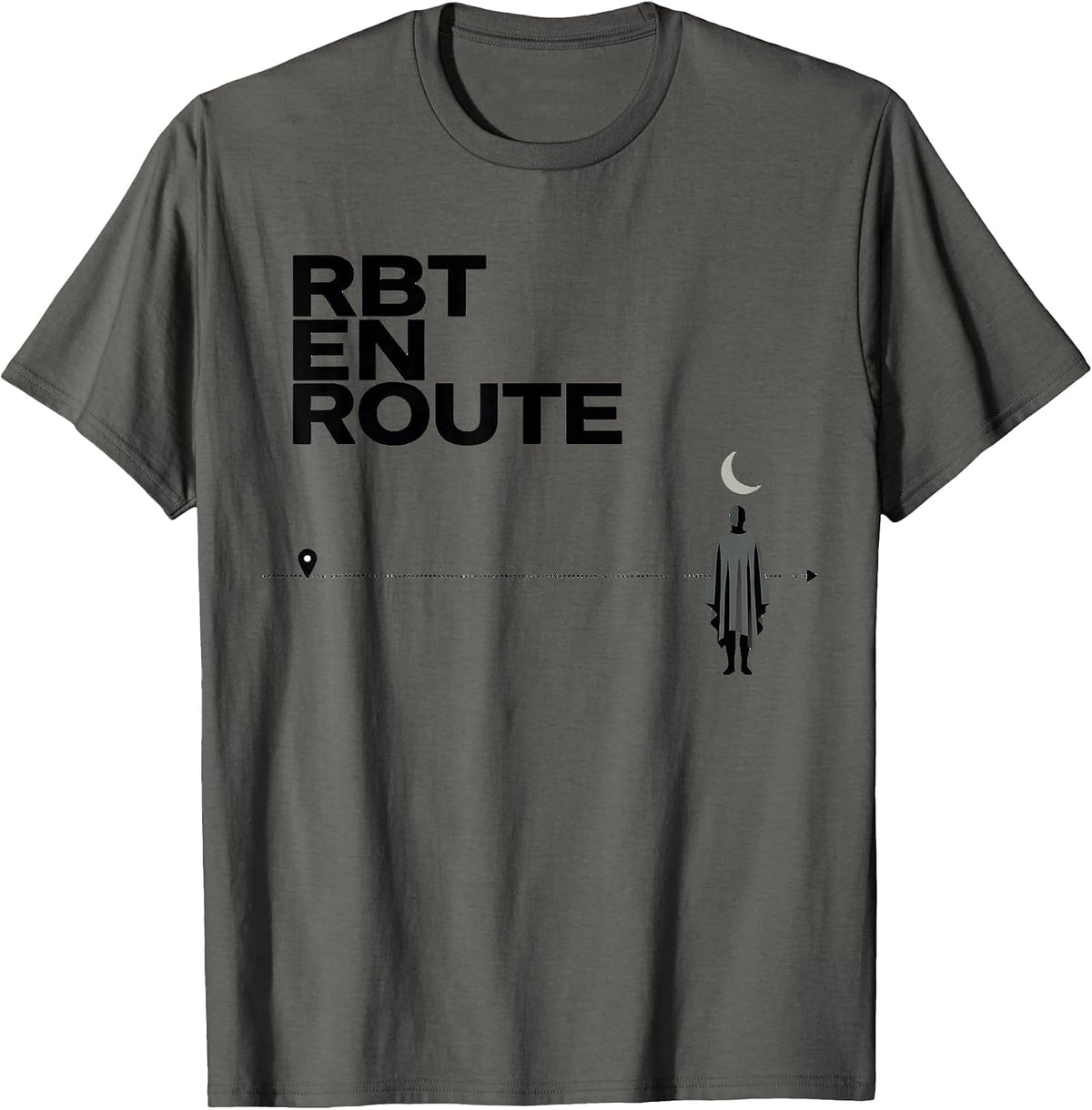 Men's RBT En Route Monochromatic Para Normal Activities T-Shirt - Asphalt Grey